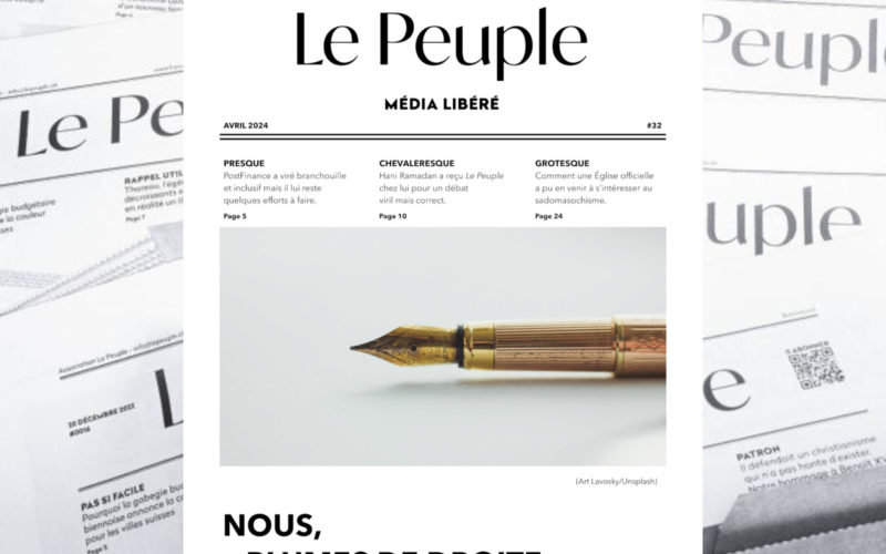 Édition 32 – Nous, « plumes de droite »