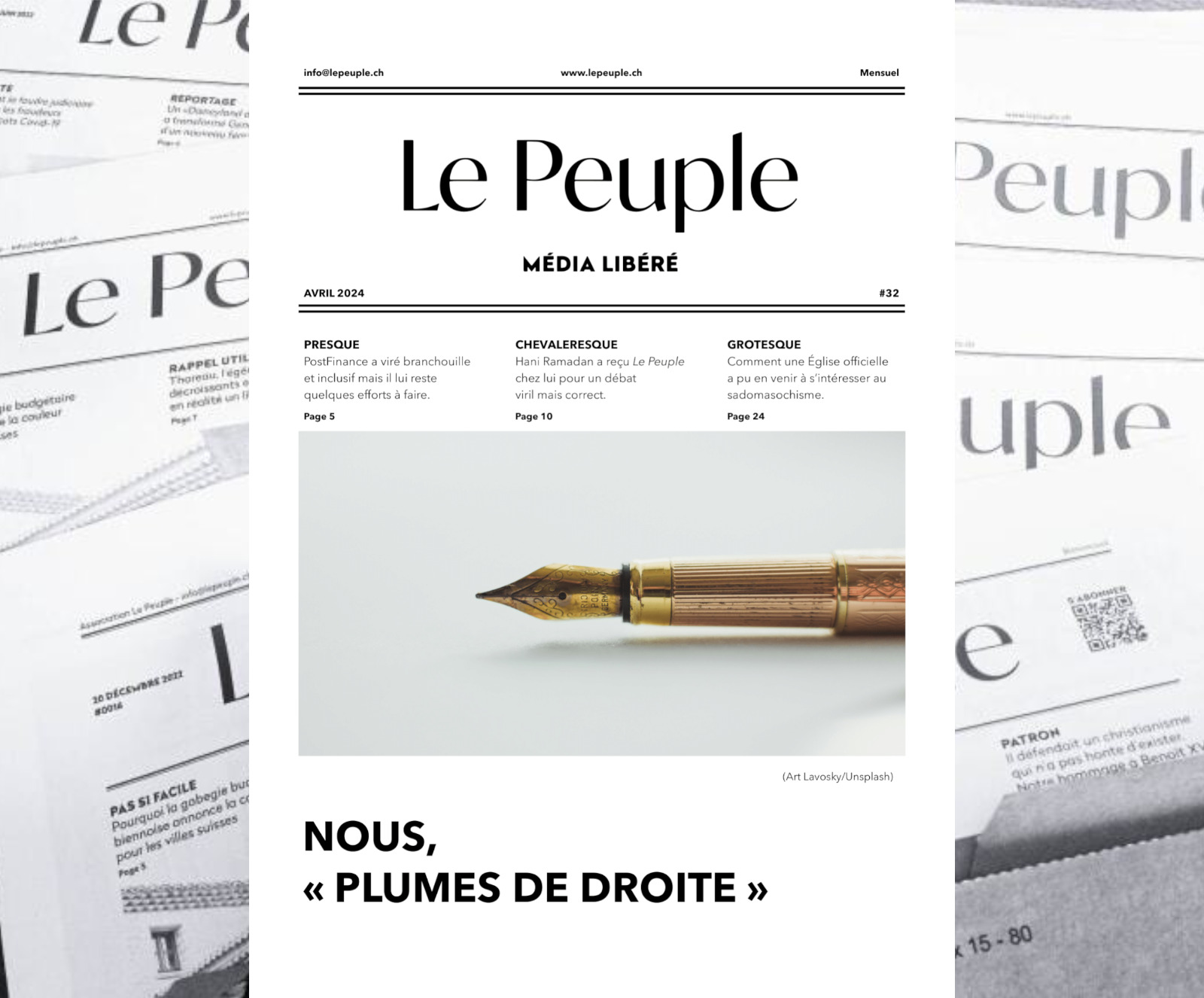 Édition 32 – Nous, « plumes de droite »