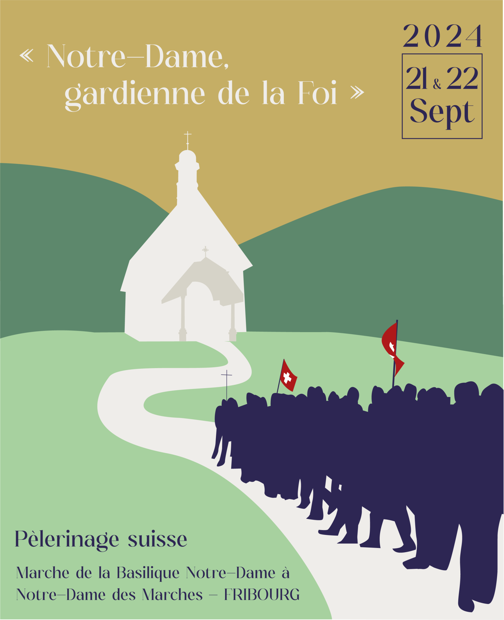 Le pèlerinage de Chartres fait un petit en Suisse
