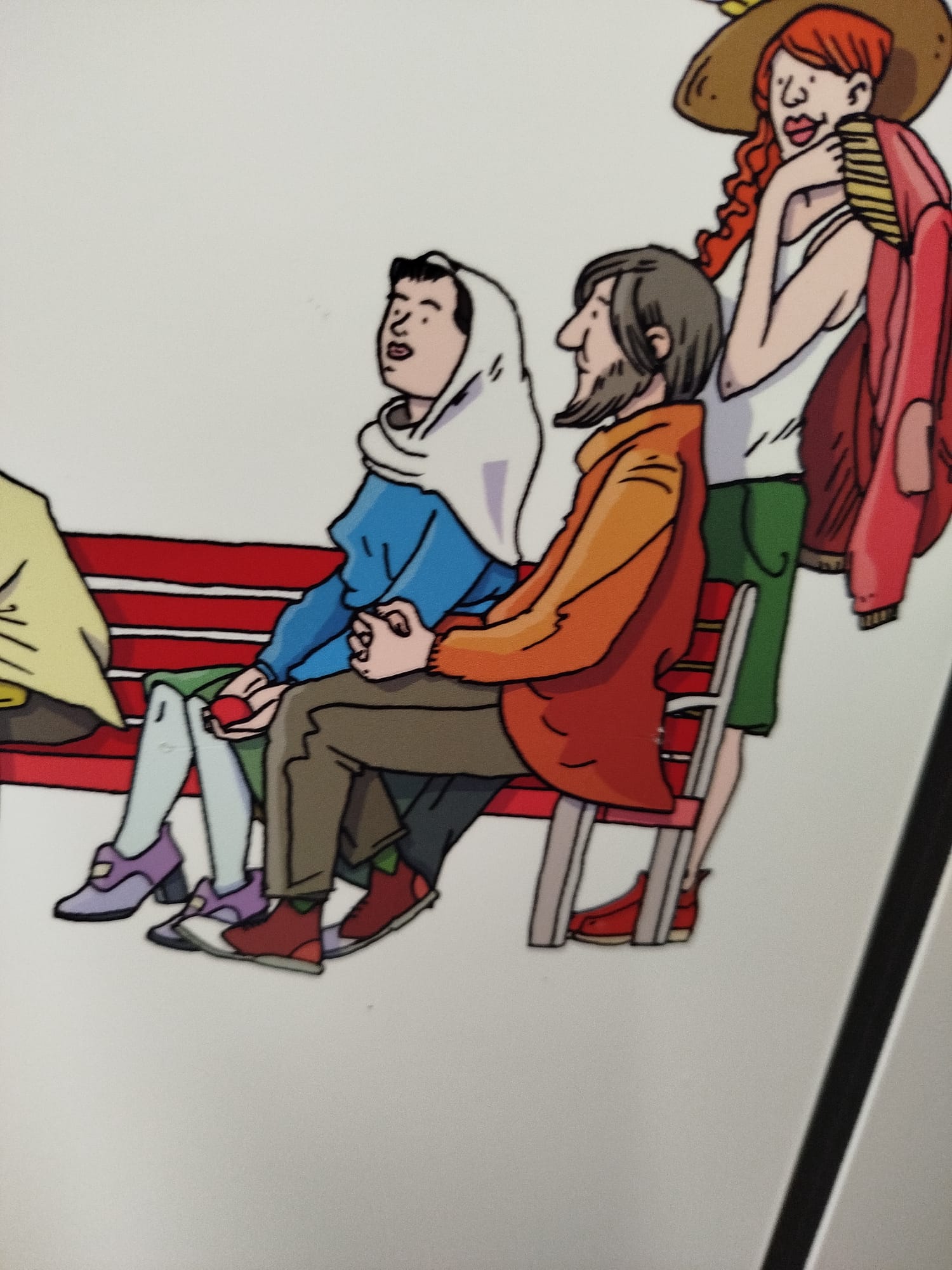 Carnet de vacances 2 : J’ai vu une étrange déco dans le wagon familles