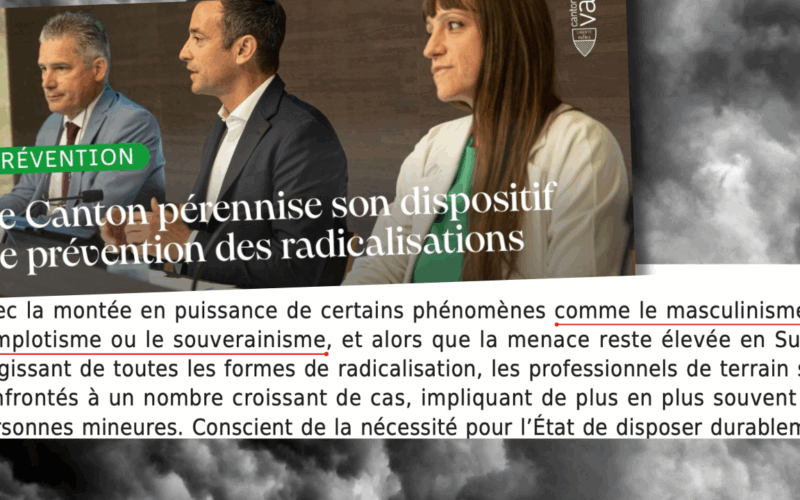 Le Canton de Vaud veut « déradicaliser » le souverainisme