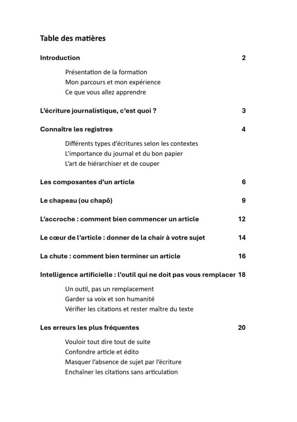 Le manuel de l'écriture journalistique – Image 3