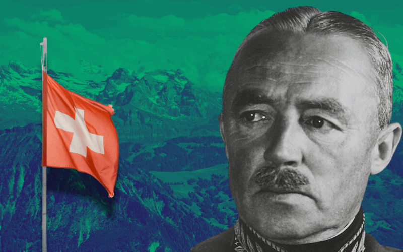 Le général Guisan, dernier roi des Suisses