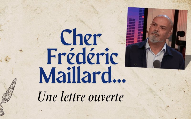 Cher Frédéric Maillard,