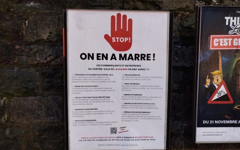 Les commerces lausannois ont raison de se révolter