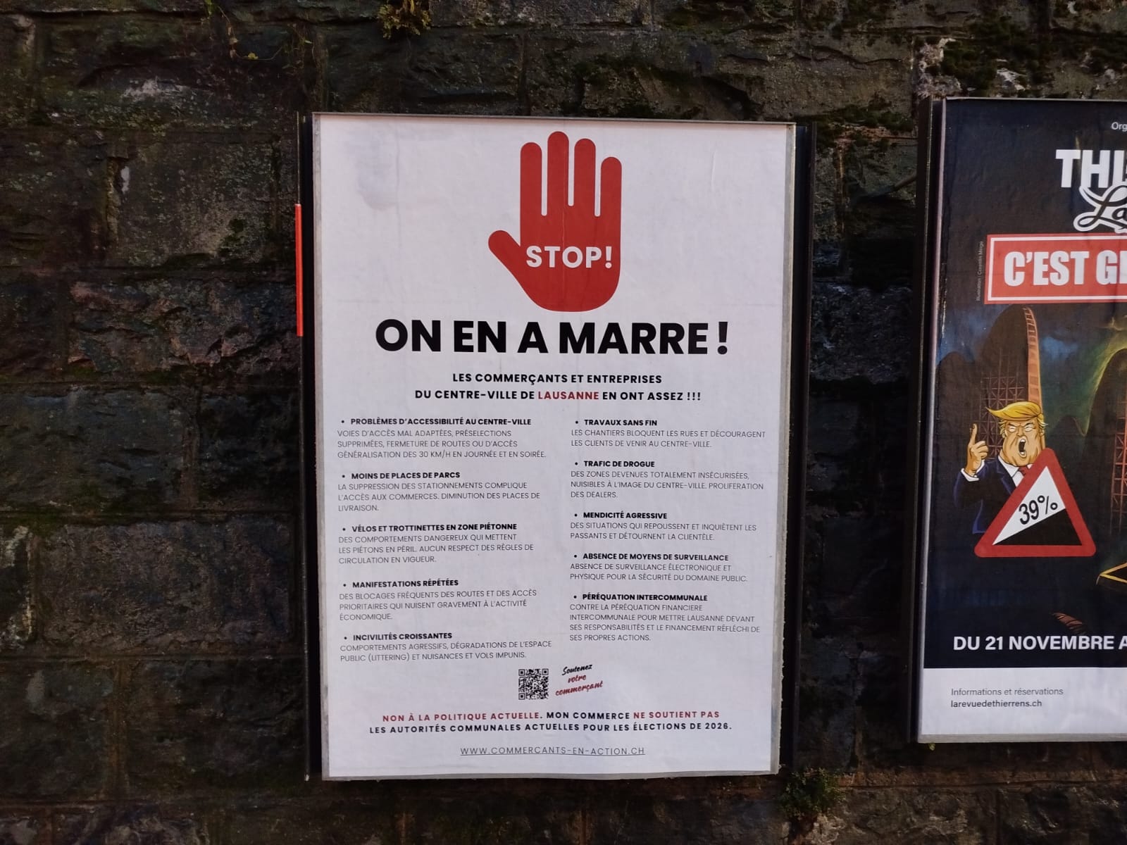 Les commerces lausannois ont raison de se révolter