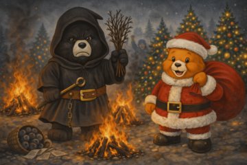 En décembre, l’observatoire du progrès jour au père fouettard