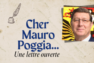 Cher Monsieur Poggia,