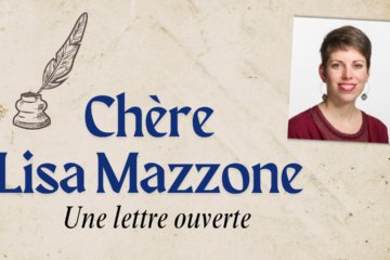Chère Lisa Mazzone,