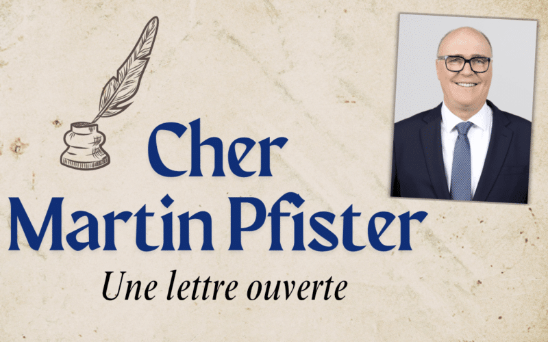 Cher Martin Pfister,